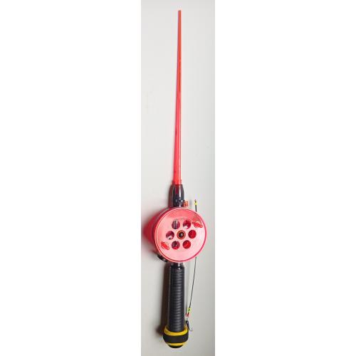 Зимняя удочка темно-оранжевая, длина 50 см