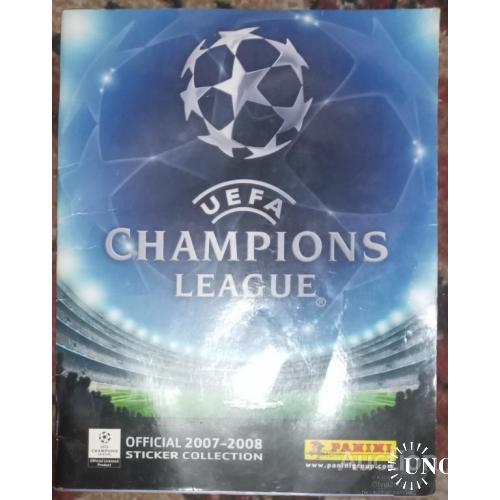 Альбом для наклеек Panini Лига Чемпионов УЕФА 2007-2008 + 43 вклеенные наклейки