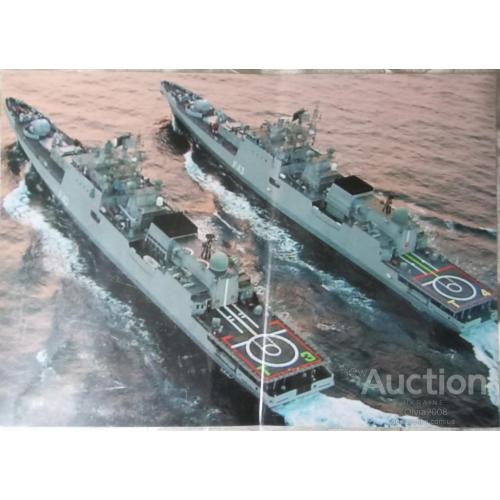 Фото Фотографии военных кораблей ВМС Индии фрегаты типа Тальвар  Меч и Тришул Трезубец