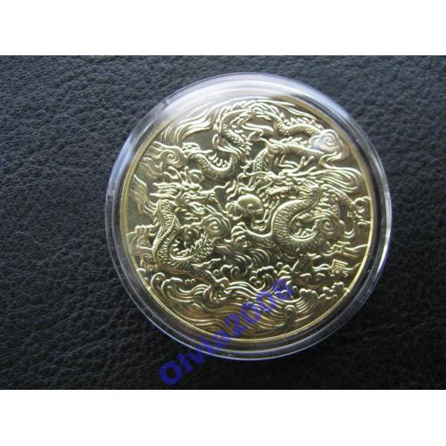 Год Дракона Китай 2012 Золото 24КкопияОбращаем Ваше внимание, что предмет находиться в категории "копии" и не является оригиналом!