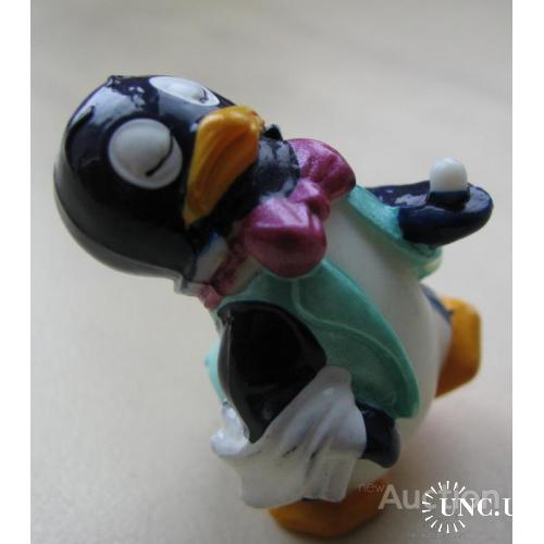 Игрушка Киндер Сюрприз фигурка Пингвин барный №2 Die Peppy Pingo Party 1994