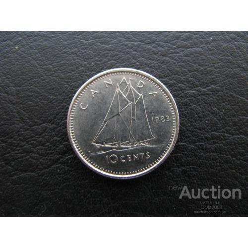 Канада 10 центов 1983 Парусник Корабль