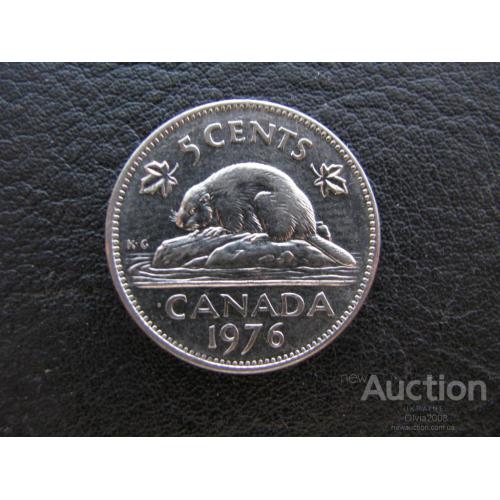 Канада 5 центов 1976 Бобер
