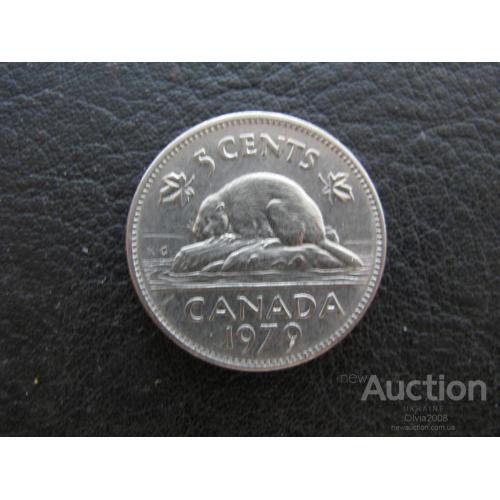 Канада 5 центов 1979 Бобер