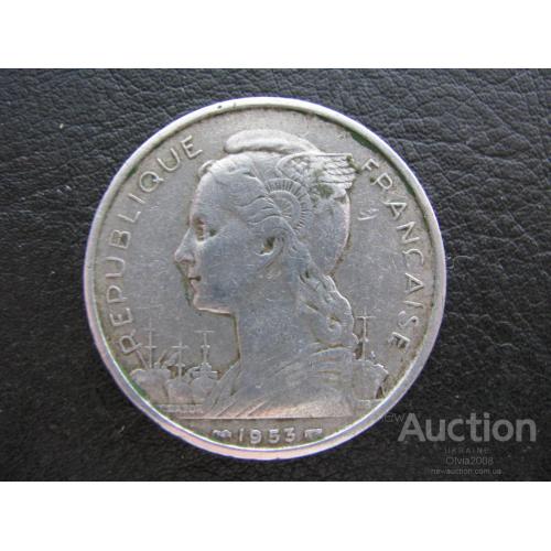 Мадагаскар 5 франков 1953
