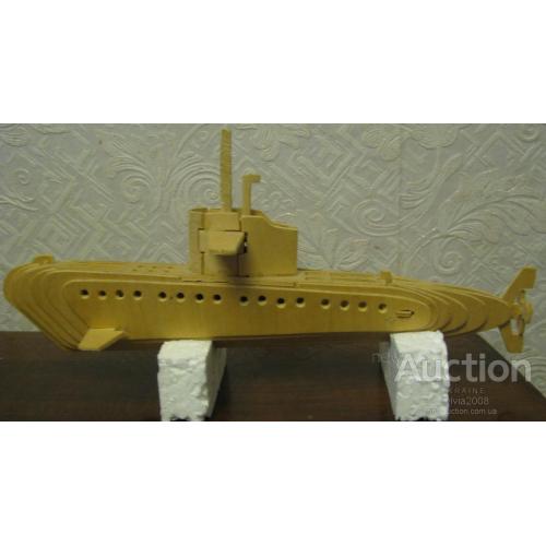 Модель подводной лодки Подводная лодка Фанера Если б было море водки - стал бы я подводной лодкой !