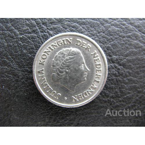 Нидерланды 25 центов 1957