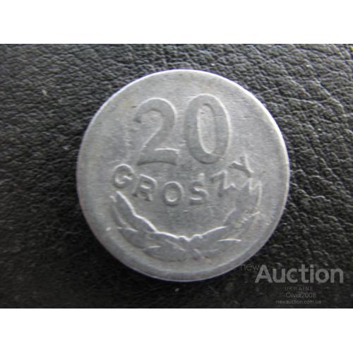 Польша 20 грош грошей 1961