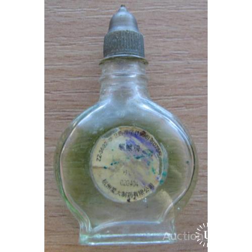 Пузырек флакон старинный бутылка бутылочка с основанием для духов парфюм , духи Китай