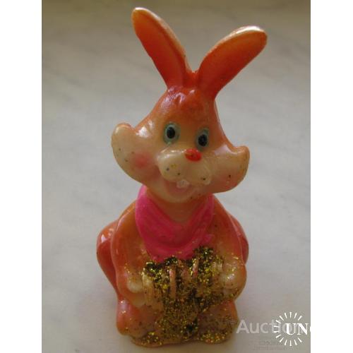 Скульптура статуэтка Зайчик Кролик Заяц пластик
