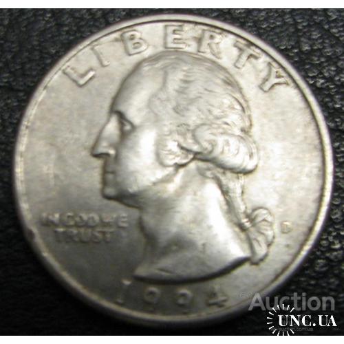 США 25 центов 1994 Квотер