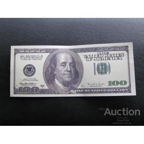 США Cувенирная банкнота 100 долларов 2006  UNC прикол  сувенир