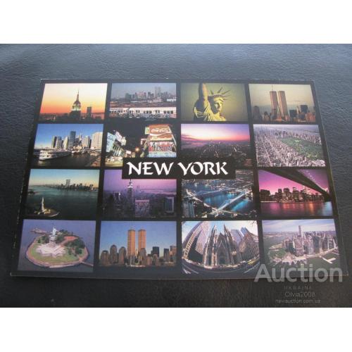 США Открытка Панорамы Нью - Йорка №292 Чистая
