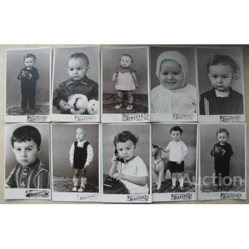 СССР Фото Фотографии советских детей Николаев 1966 - 1973 22 шт
