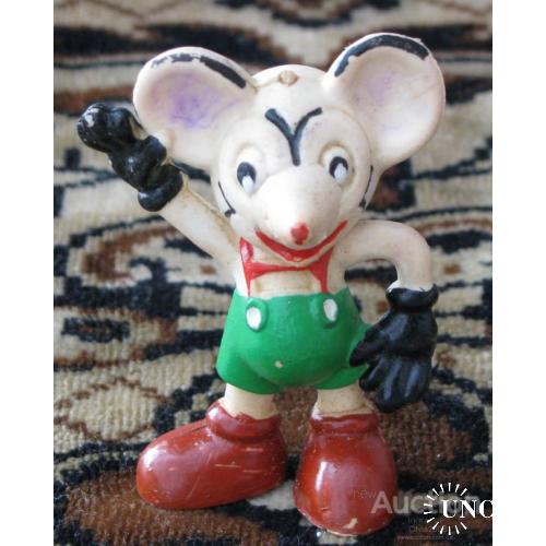 СССР Игрушка Микки Маус Mickey Mouse зеленый