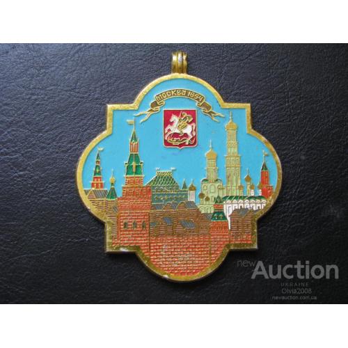 СССР Шейная медаль - Геральдика Москва - 1654 год Герб города Кремль