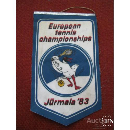 СССР Вымпел Европейский чемпионат по теннису в Юрмале 83 1983 Чайка