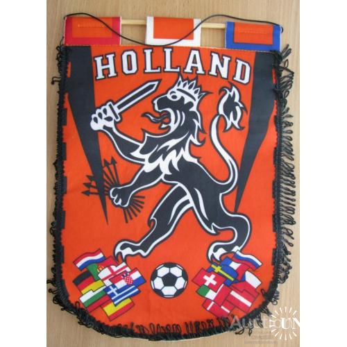 Вымпел Футбол Голландия Нидерланды Чемпионат Европы по футболу Лев ЕВРО 2000