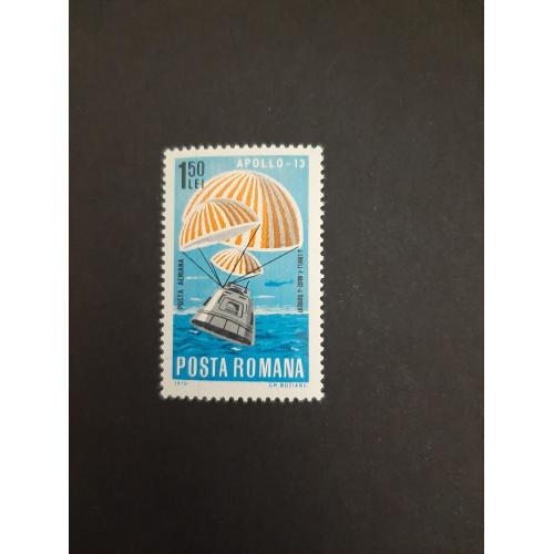 1970г.-Румыния, Космос, марка "Аполлон-13", негашеная, состояние коллекционное