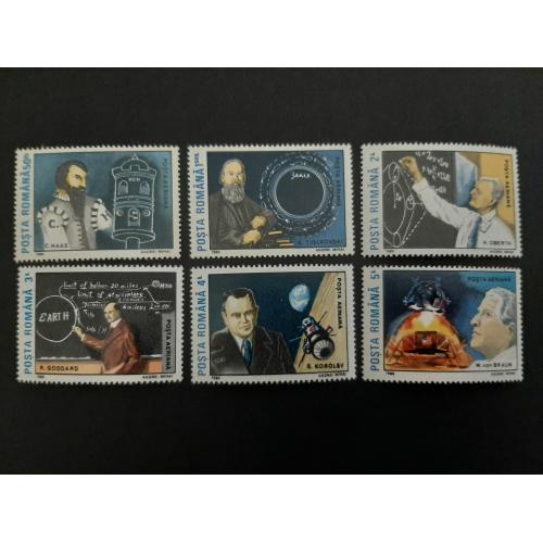 1989г.-Румыния, Космос, Серия, 6 марок, негашеная, состояние коллекционное