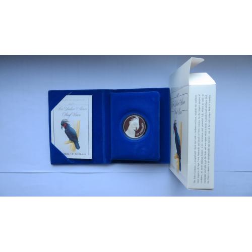 Австралія 10 доларів 1993р. Пальмовий какаду 20 грам срібло 925 PROOF комплект