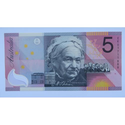 Австралія ювілейна 5 доларів 2001 року UNC