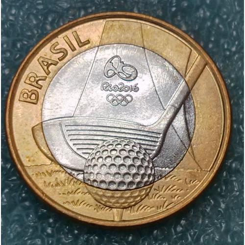 Бразилія 2014 1 реал ювілейка гольф 0349