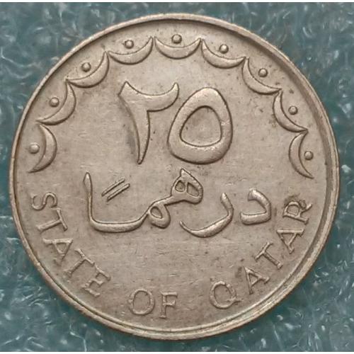 Катар 1990 25 дирхам раре 2474
