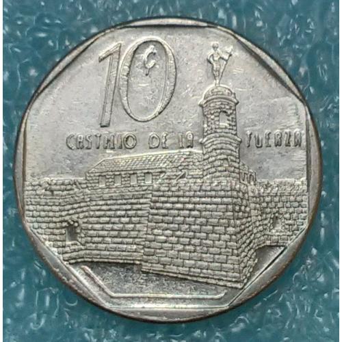 Куба 1996 10 центаво брак викрошка поврот 15град 1672