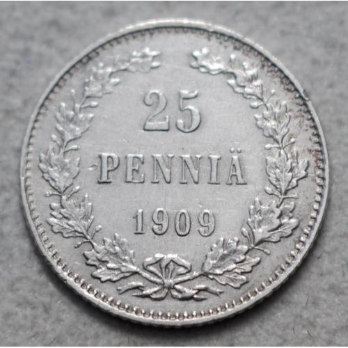 25 пенні 1909 рік для Фінляндії