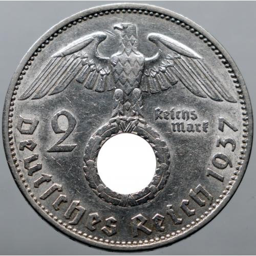 2 марки 1937 рік Третій Рейх
