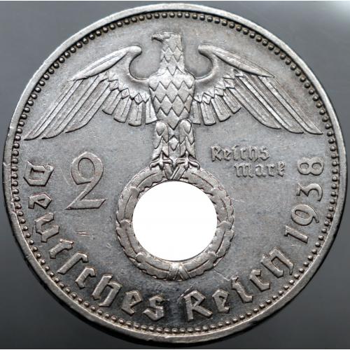 2 марки 1938 рік Третій Рейх