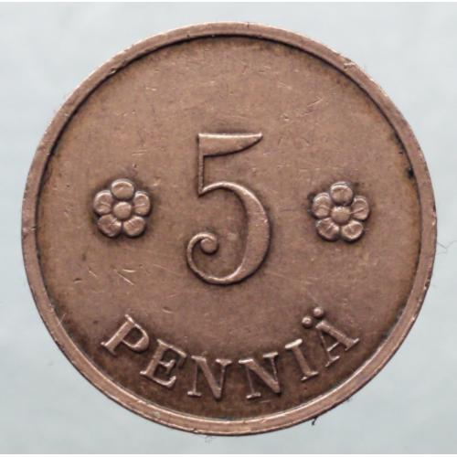 5 пенні 1935 рік Фінляндія