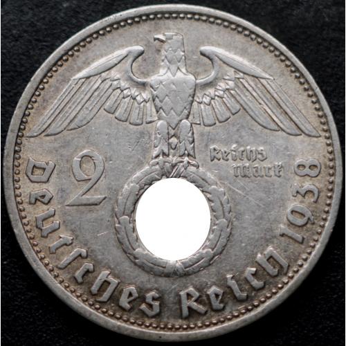 2 марки 1938 рік В Третій Рейх