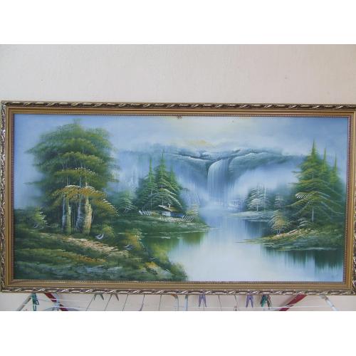 Авторская работа . х.м. 120 х 60 см. 1995 гг. Ужгород