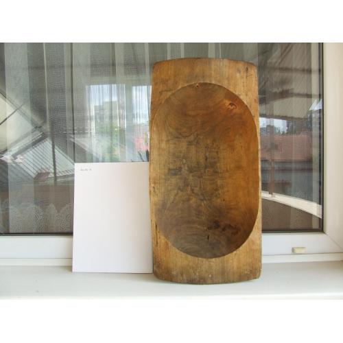 Деревяное корыто раз. 52 х 26 глубина 11 см. 1950-60 гг. ручная работа Ужгород и район..