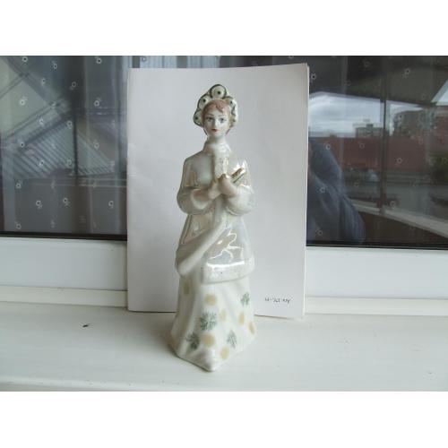 Фарфор Снігурочка роз. 26 х 12 см. 1970 роки полонне ссср.