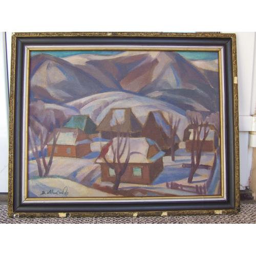 Нар.худ. Укр. Микита В,В. х.м. 65х50 см 1982гг.Закарпатская шк. Эрдели Бокшая