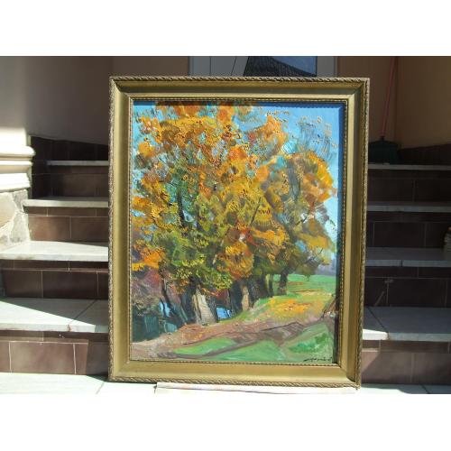 Нар.худ.укр. Шутев И.. раз. 80х65 см.к.м.  1985 г.закарпатська школа  Эрдели  и Бокшая.Ужгород