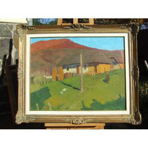 Нар.худ.Урср. Глюк Г. 1912-1983 рр. роз. 62.5х82.5 см. п.о. 1959 рр. закарпатська школа Ужгород .