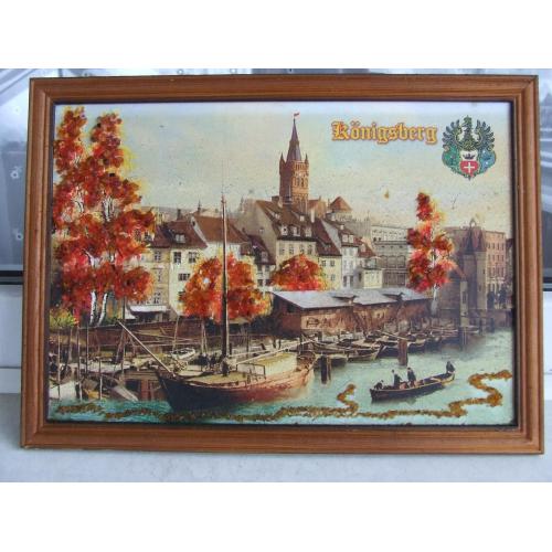 Янтарна картина Конінсбег роз.32х 23 см. картон.