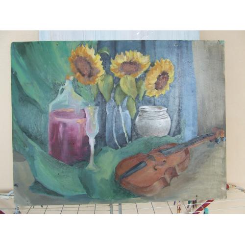 Закарпатская школа. Г. Мандин раз. 80 х 60 см. к.м. 2000 гг. Ужгород.