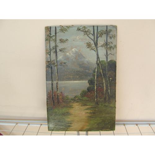 Закарпатская школа. Г.Рослей раз. 45 х 30 см. к.м. 1930 гг. Ужгород.