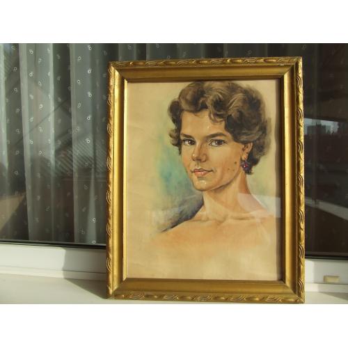 Зас.худ.укр. Шолтес Петро .роз. 50 х 40 см.к.а. 1972 рік . закарпатская школа Ерделі і Бокшая.