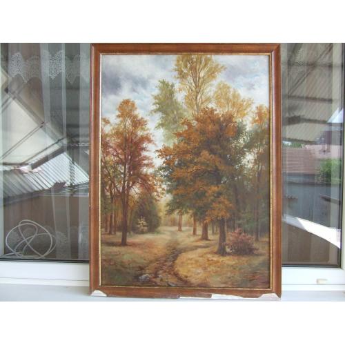 Зас. худ.укр.Ю, Шевченко. раз. 75 х 55 см. х.м. 2003 г. Ужгородский парк.