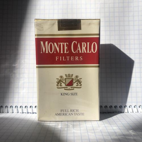 Американские сигареты Monte Carlo 90-х годов