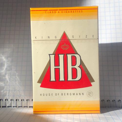 Немецкие сигареты "HB" 90-х годов