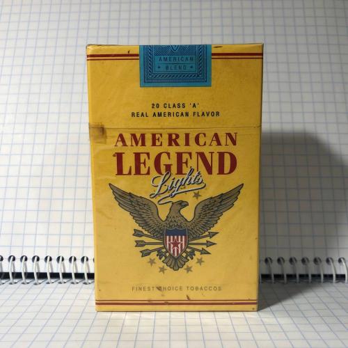 Сигареты "American Legend Lights" Греция для Украины, 90е