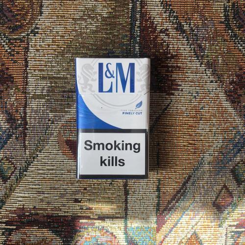 Сигареты duty free LM Blue (Швейцария, 2024)