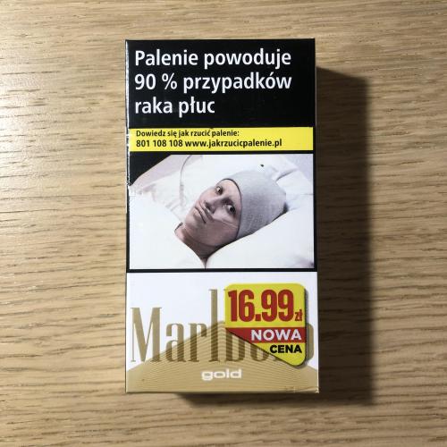 Сигареты Marlboro Gold 100’s, Польша, 2024